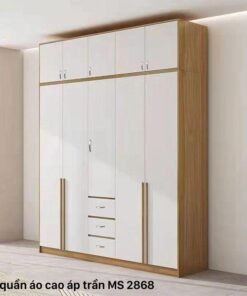 Tủ quần áo cao áp trần đẹp