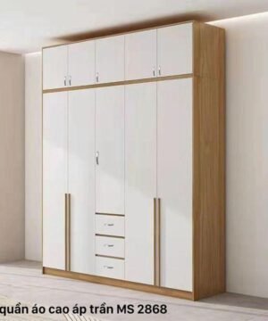 Tủ quần áo cao áp trần đẹp