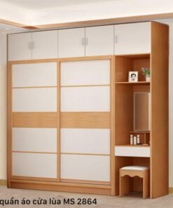 Tủ quần áo kết hợp bàn trang điểm