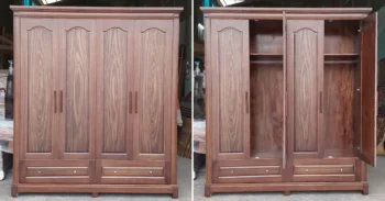 Tủ quần áo gỗ Óc chó gỗ tự nhiên 100% bền bỉ chất lượng cao