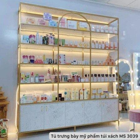 Tủ trưng bày mỹ phẩm túi xách
