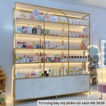 Tủ trưng bày mỹ phẩm túi xách