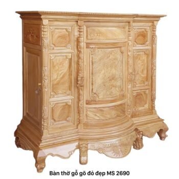 Bàn thờ gỗ gõ đỏ đẹp