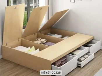 Giường ngủ đa năng tích hợp ngăn kéo Biến hóa không gian sống