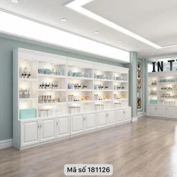Tủ trưng bày sản phẩm đẹp cao cấp Tìm hiểu về các loại tủ kính, kệ và giá để trưng bày sản phẩm