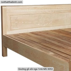 Giường gỗ sồi nga 1m6 MS 3053 8 Giường gỗ sồi nga 1m6