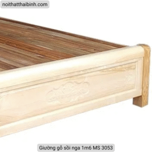 Giường gỗ sồi nga 1m6 MS 3053 9 Giường gỗ sồi nga 1m6