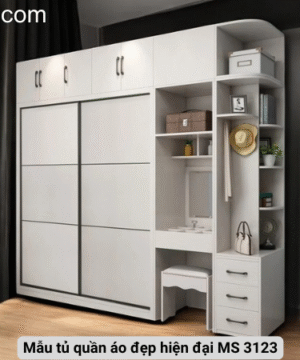 Mẫu tủ quần áo đẹp hiện đại