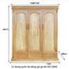 Tủ đựng quần áo bằng gỗ
