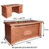 Bàn giám đốc gỗ tự nhiên
