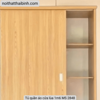 Tủ quần áo cửa lùa 1m6