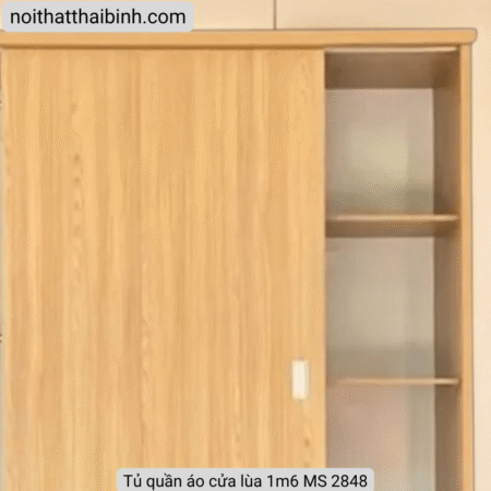 Tủ quần áo cửa lùa 1m6