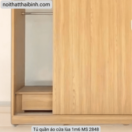 Tủ quần áo cửa lùa 1m6