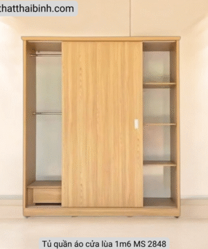 Tủ quần áo cửa lùa 1m6