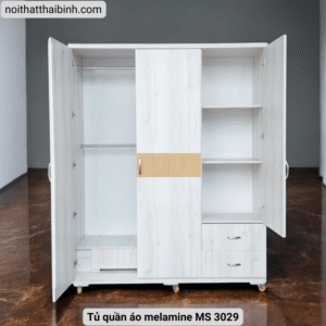 Tủ quần áo melamine MS 3029 8 Tủ quần áo phủ melamine