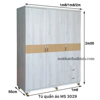 Tủ quần áo melamine