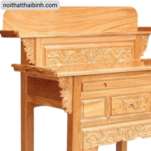 Bàn thờ gỗ gõ đỏ 2 tầng MS 2730