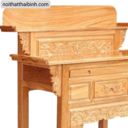 Bàn thờ gỗ gõ đỏ 2 tầng MS 2730
