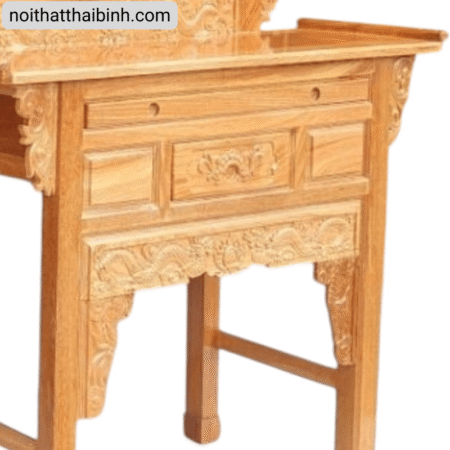 Bàn thờ gỗ gõ đỏ 2 tầng MS 2730