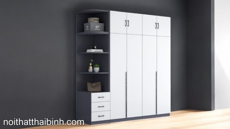Mẫu tủ quần áo đẹp hiện đại