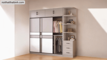 Tủ gỗ đựng quần áo