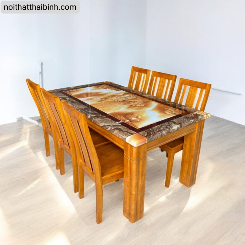 Bàn ăn gỗ đẹp hiện đại Bàn ăn gỗ đẹp hiện đại