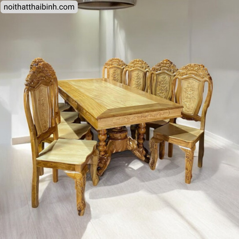 Bàn ăn gỗ đẹp hiện đại Bàn ăn gỗ đẹp hiện đại