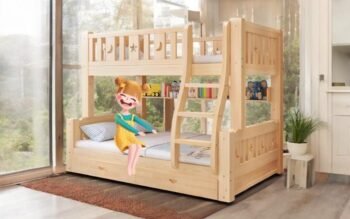 Giường Tầng 1m6 x 2m – Kích Thước Rộng Rãi, Tiện Lợi
