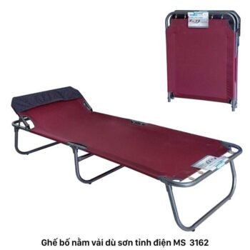Giường bố nằm vải dù sơn tỉnh điện MS 3162