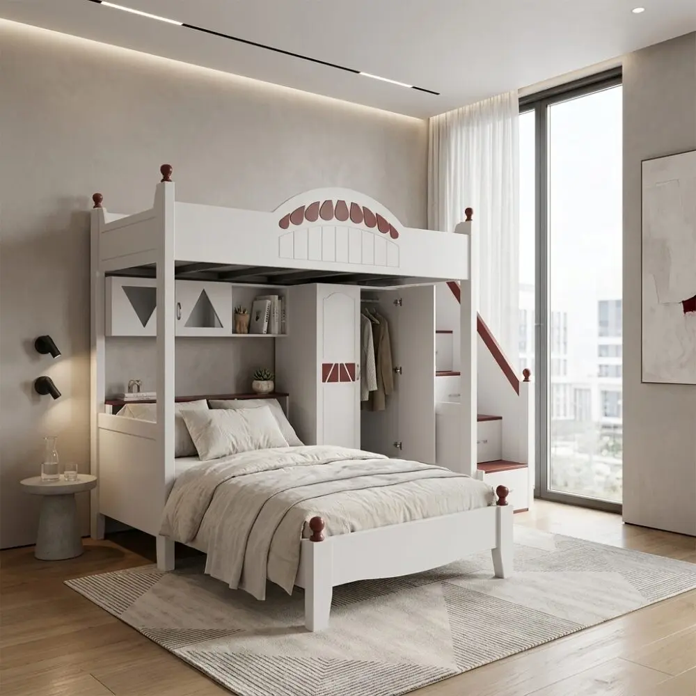 Mẫu giường tầng gỗ đẹp