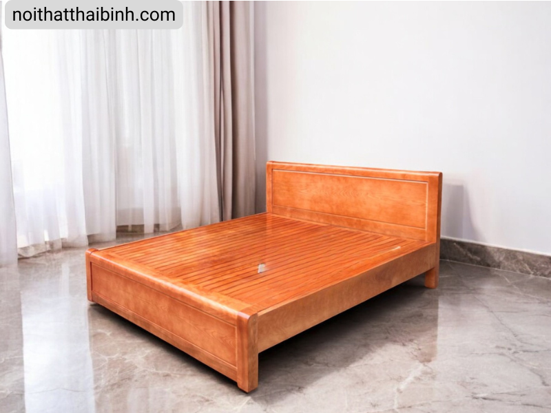 Giường gỗ 1m6x2m