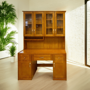 Bàn học có kệ sách bằng gỗ MS 3190
