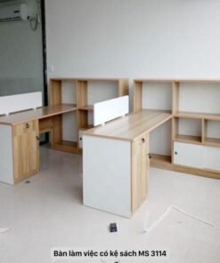 Bàn làm việc có kệ sách MS 3114