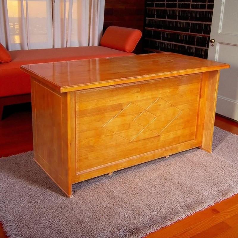 Bàn làm việc gỗ cao su kích thước 1m4 x 70cm phù hợp không gian nhỏ