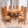 Bộ bàn ăn gỗ gõ đỏ tự nhiên MS 9685