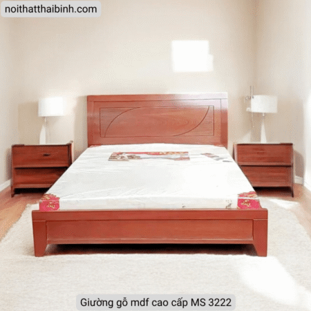 Giường gỗ mdf cao cấp MS 3222