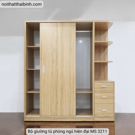 Bộ giường tủ phòng ngủ hiện đại MS 3211