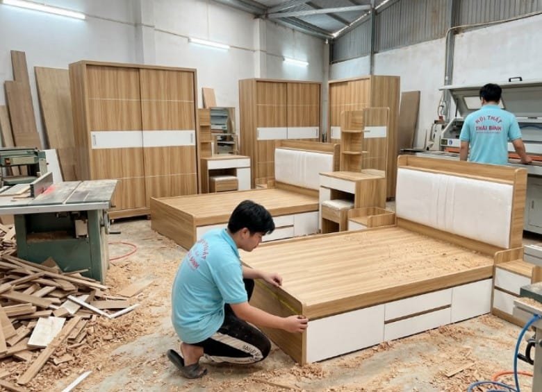 Bộ nội thất phòng ngủ đẹp hiện đại