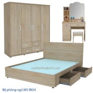 Bộ phòng ngủ hiện đại đẹp MS 9934 Giá bộ = 17.600.000 đ