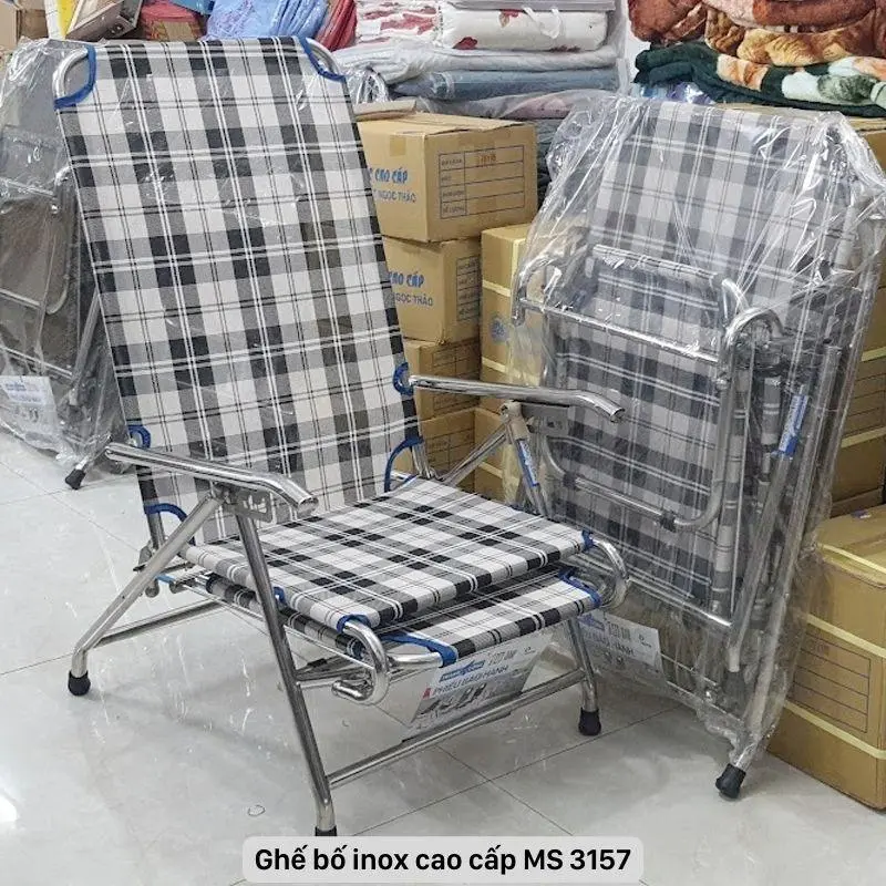Ghế bố inox cao cấp MS 3157 | Thương Hiệu THÀNH CÔNG Chính Hãng - Ảnh 4