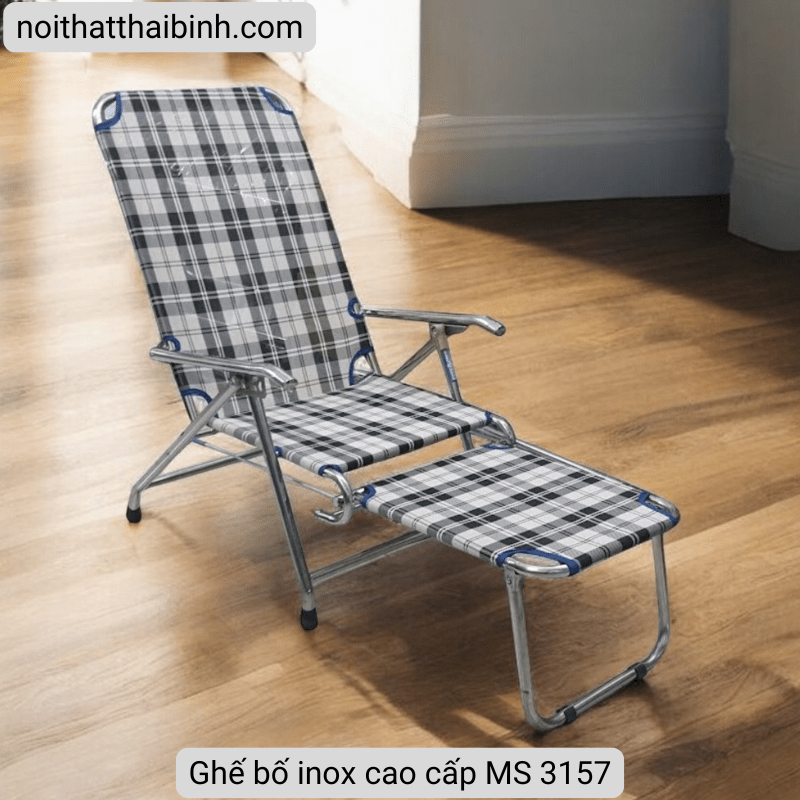 Ghế bố inox cao cấp MS 3157 | Thương Hiệu THÀNH CÔNG Chính Hãng