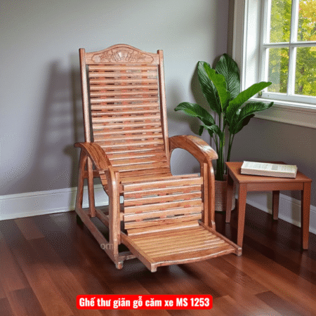 Ghế thư giãn gỗ căm xe