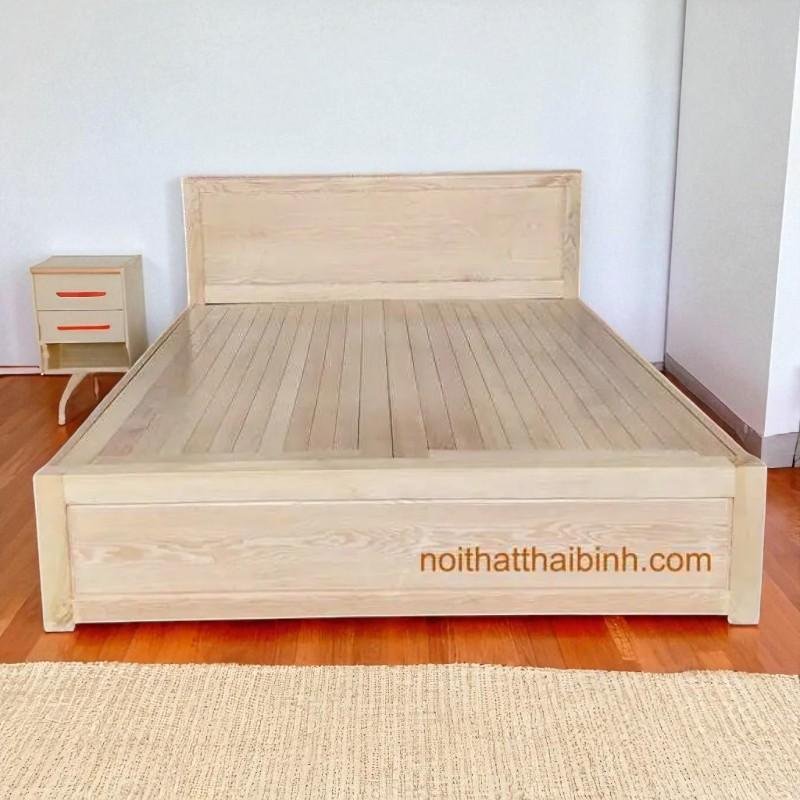 Giường Ngủ Gỗ Sồi Vạt Phản