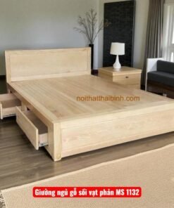 Giường Ngủ Gỗ Sồi Vạt Phản