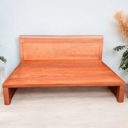 Giường gấp gỗ xoan đào tự nhiên MS 3195