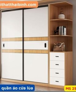 Tủ quần áo 2 cánh lùa MS 2509