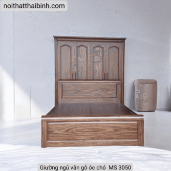 Giường gỗ tự nhiên cao cấp MS 3050