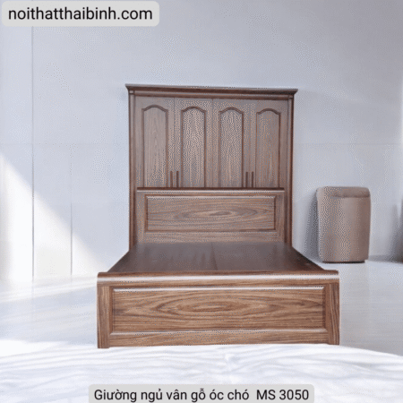 Giường gỗ tự nhiên cao cấp MS 3050 9 Giường gỗ tự nhiên cao cấp MS 3050