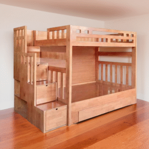 Giường tầng gỗ tự nhiên MS 1635