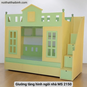 Giường tầng hình ngôi nhà MS 2150 Giường tầng hình ngôi nhà MS 2150